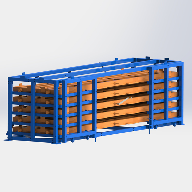 手搖式抽屜板材貨架